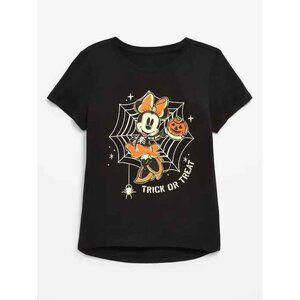 DISNEY Black Trick or Treat Minnie Mouse Graphic Tee, size XL